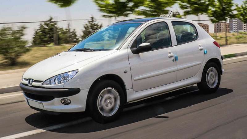 Peugeot 206, Best Selling Cars in Iran