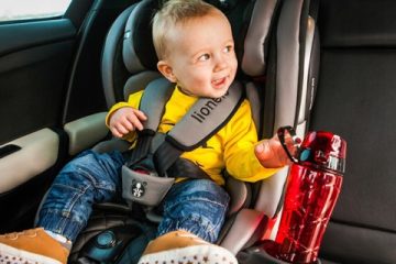 Child safety seat in the car